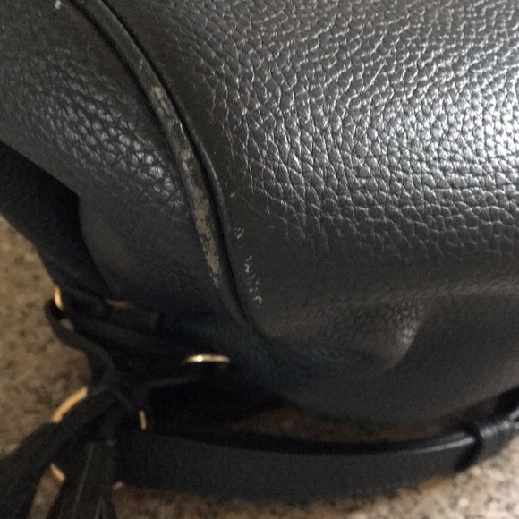 Dark navy Dooney & Bourke satchel purse - Picture 6 of 11